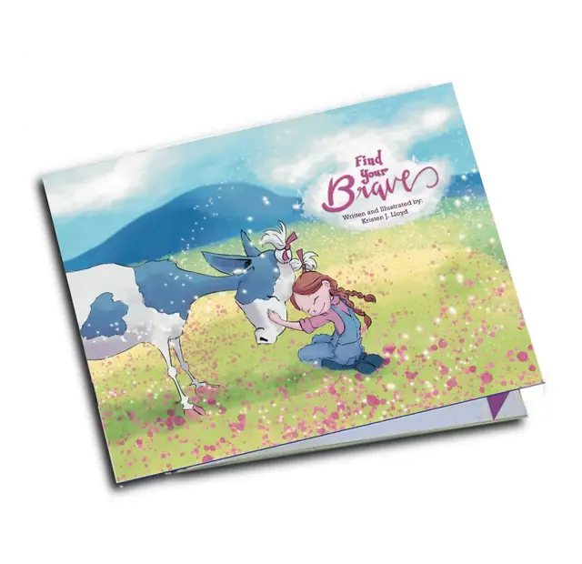 Find Your Brave children's book cover by Kristen J. Lloyd